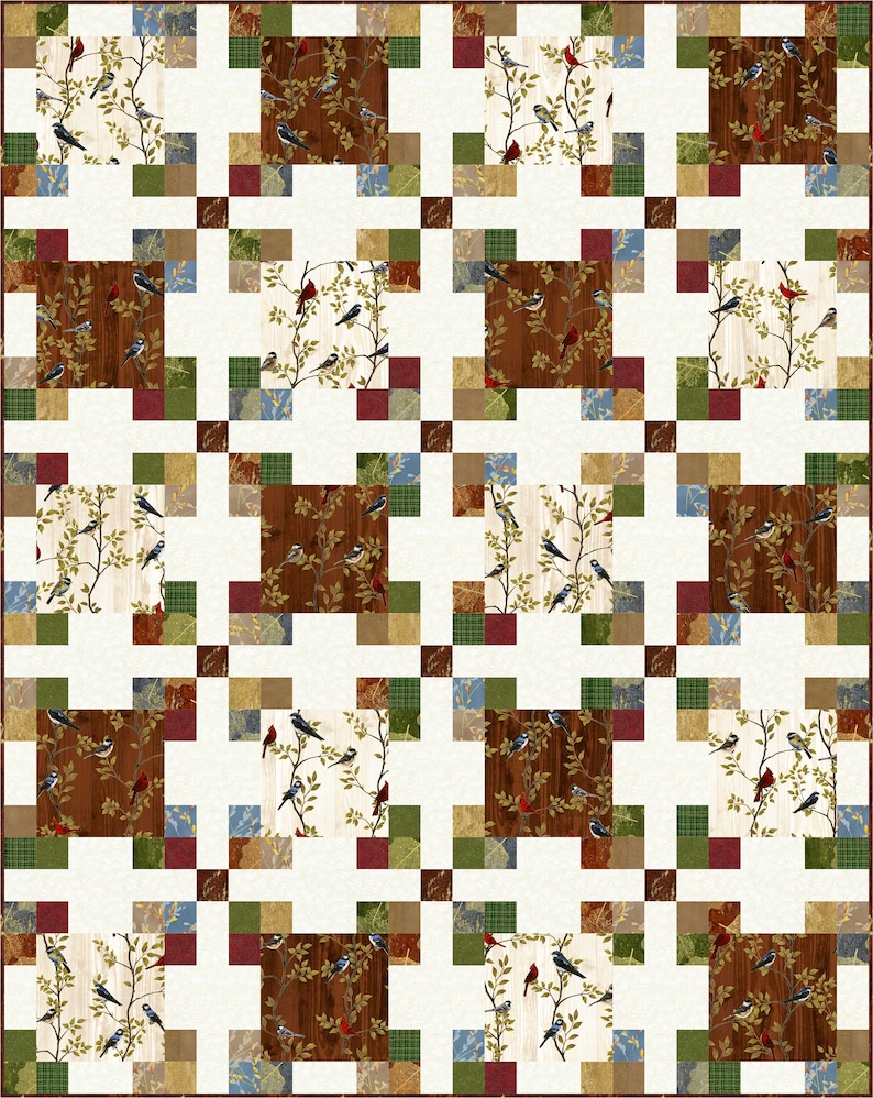 Square Pegs Quilt Pattern image 3