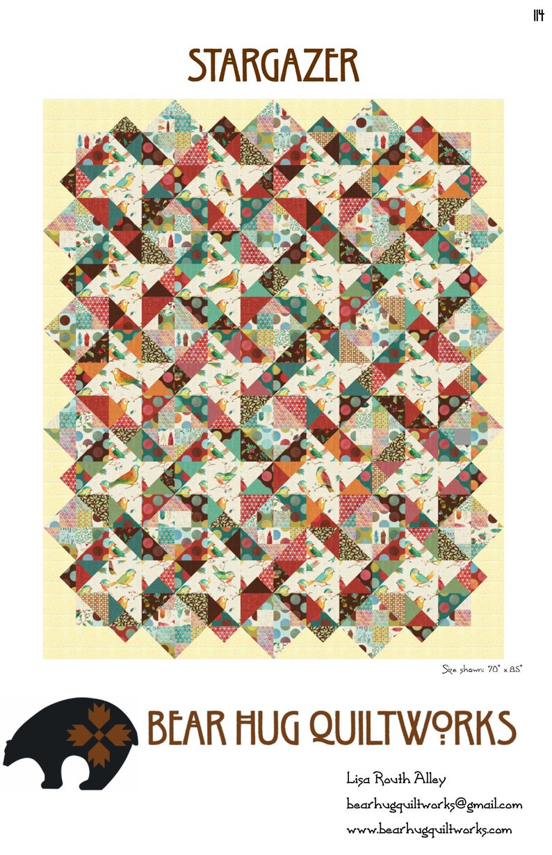 Stargazer Quilt Pattern Etsy