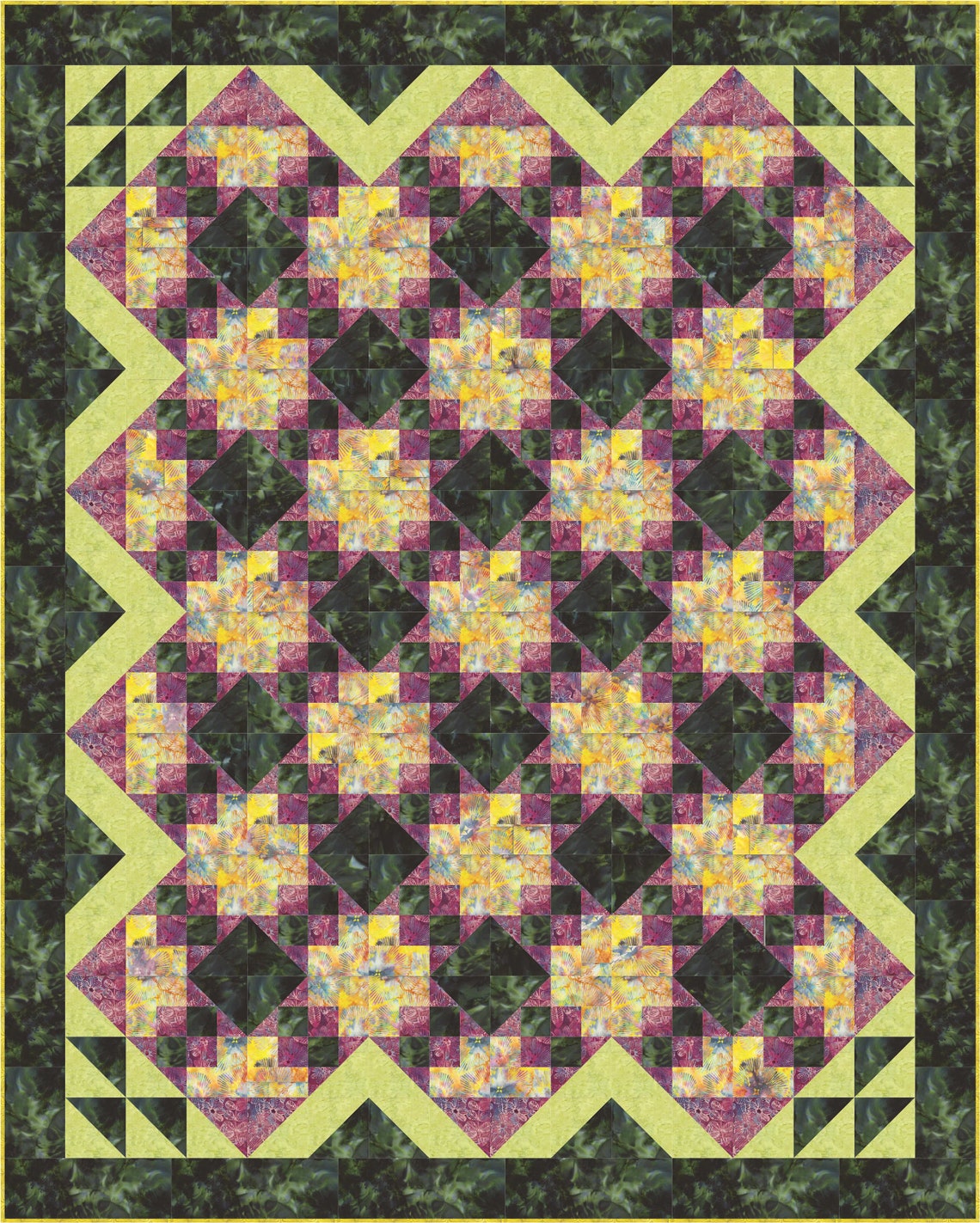 Brownstone Quilt Pattern - Etsy