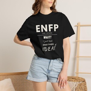 ENFP Shirt, The Spark, Comfort Colors Tee, Personality Type Gift, Funny Extrovert Shirt