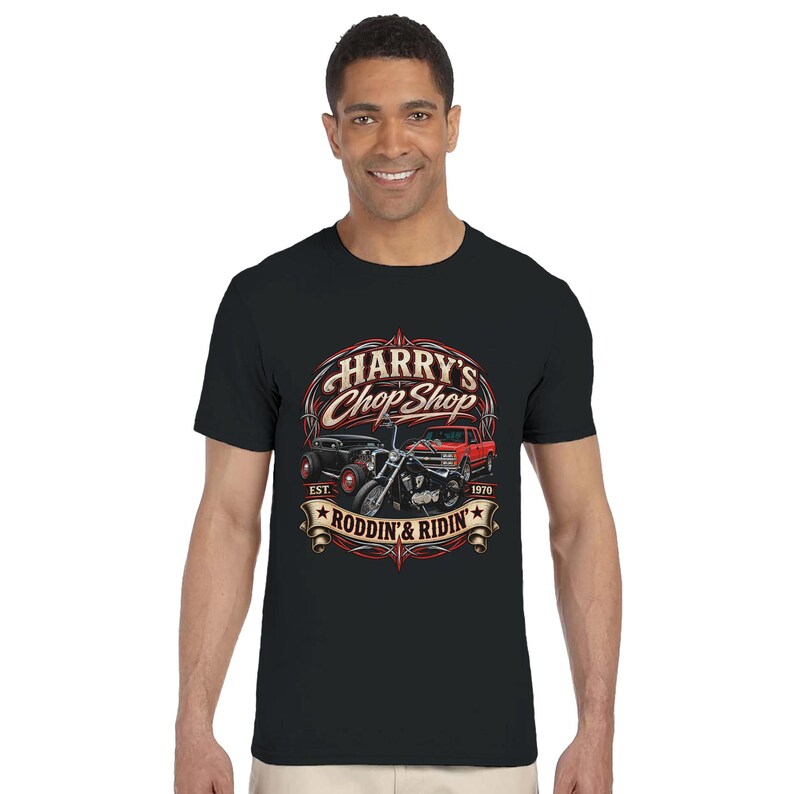 Camiseta clásica unisex de cuello redondo / Gildan® 64000 Negra imagen 2