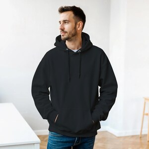 Moletom clássico unissex com capuz | Gildan® 18500 imagem 4