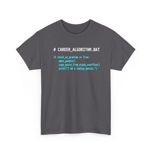 Funny Python Coding T-Shirt, Software Engineer Gift, Stack Overflow Programmer Humor Tee, Computer Science Nerd Shirt, Coding Genius image 16