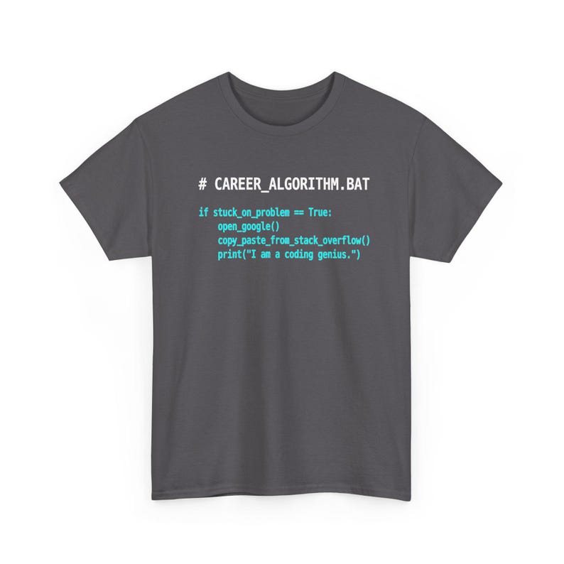 Funny Python Coding T-Shirt, Software Engineer Gift, Stack Overflow Programmer Humor Tee, Computer Science Nerd Shirt, Coding Genius image 16