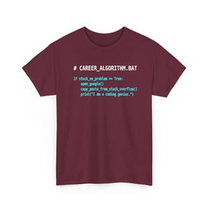 Funny Python Coding T-Shirt, Software Engineer Gift, Stack Overflow Programmer Humor Tee, Computer Science Nerd Shirt, Coding Genius image 14