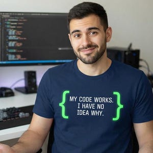 Lustiges Programmierer-Shirt, Geschenkidee für Entwickler, minimalistisches Tech-Nerd-T-Shirt, Software-Ingenieur-Shirt, Bekleidung für Informatik- und Programmierbegeisterte