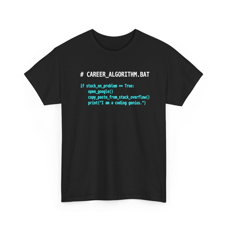 Funny Python Coding T-Shirt, Software Engineer Gift, Stack Overflow Programmer Humor Tee, Computer Science Nerd Shirt, Coding Genius image 13