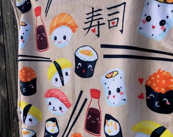 sushi pillow and blanket