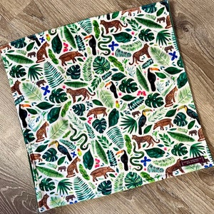 South American Jungle Minky Lovey: Rainforest Security Blanket