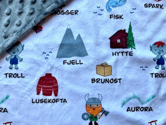 Nordic baby blanket hot sale