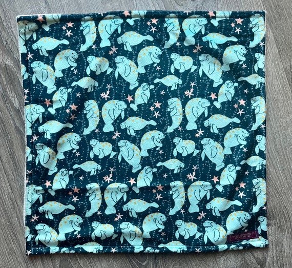 Manatee baby blanket best sale