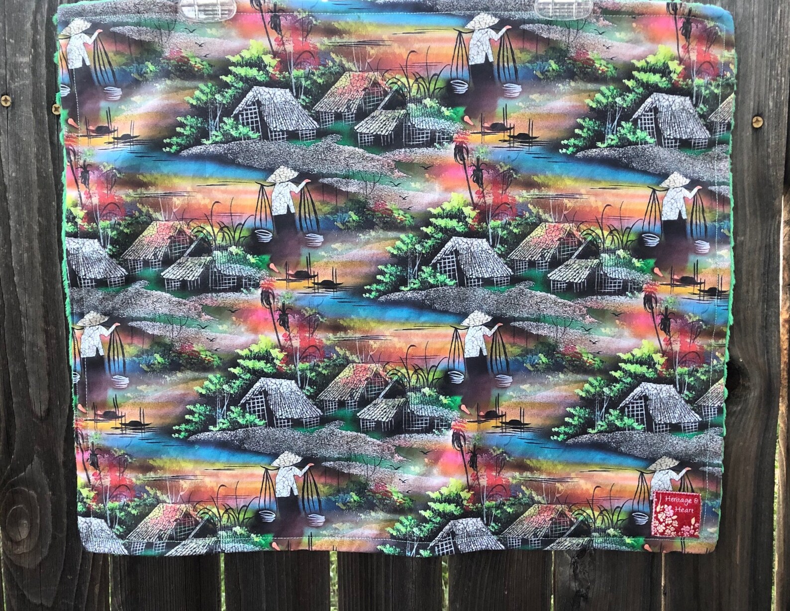 VIETNAM Minky Blanket or Lovey Asian Baby Blanket Minky Etsy