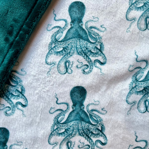Octopus Blanket Etsy