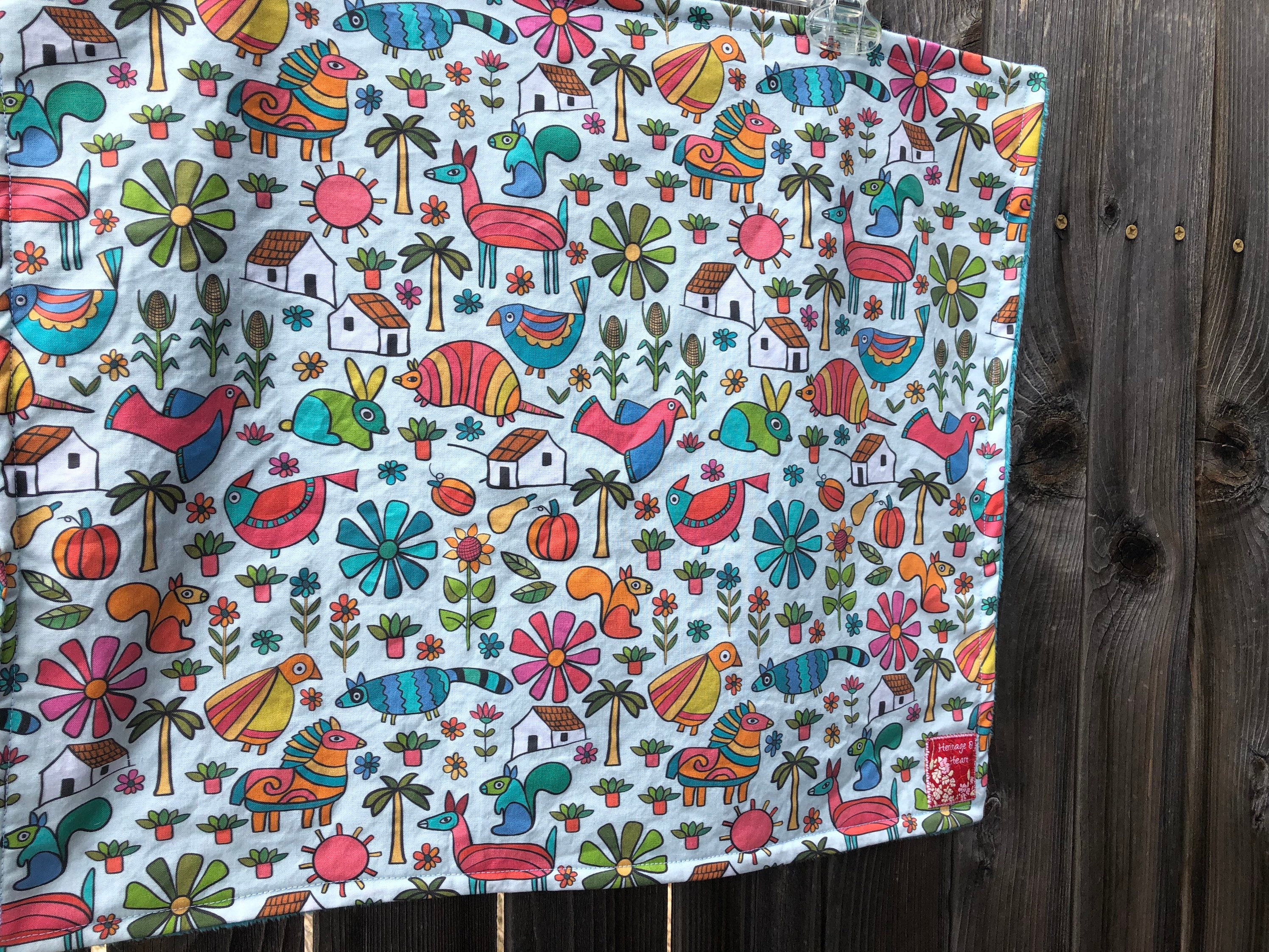 EL SALVADOR minky blanket or lovey baby blanket Salvadoran Etsy