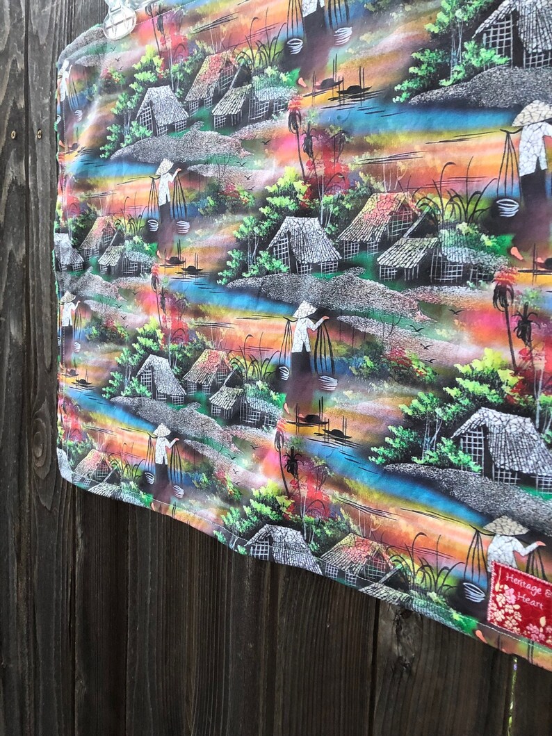 VIETNAM Minky Blanket or Lovey Asian Baby Blanket Minky Etsy