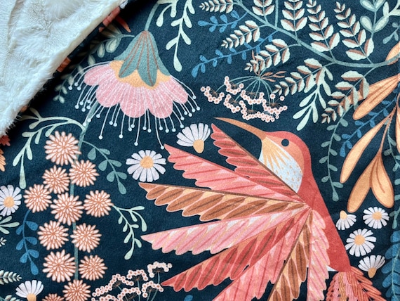 Hummingbird baby blanket new arrivals