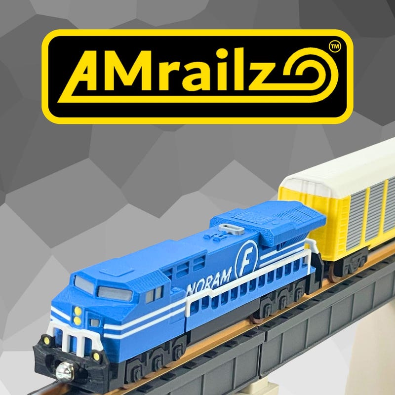 Model Train Set Digital Wooden Train Freight Cars - Etsy
