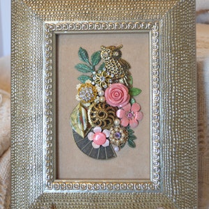 Jewelry art framed