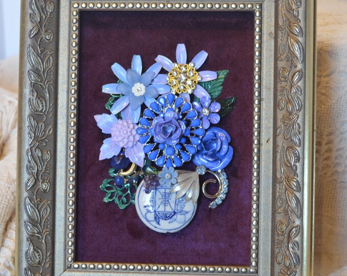 Jewelry Art Framed Etsy