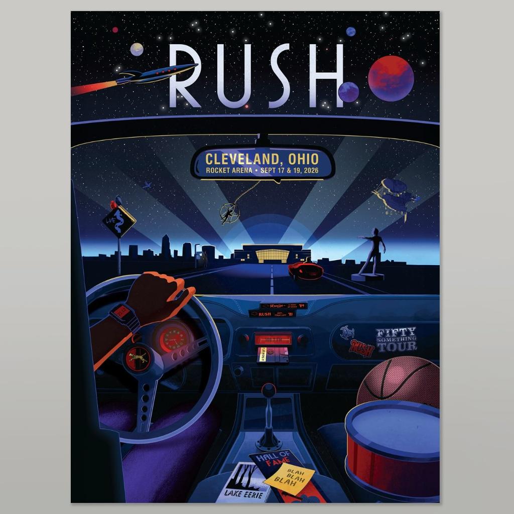 Rush Concert Poster - Etsy UK