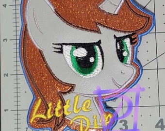 Vinyl Badge My Little Pony - Little Pip - Bright Mac - Smolder - G4 - Fallout Equestria