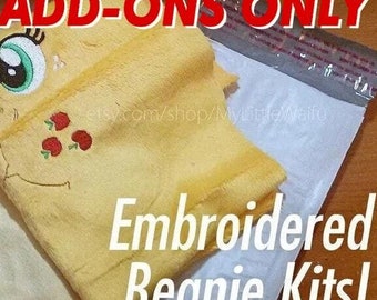 Add-ons for DIY Embroidered Beanie Plush Kit - Mare/Stallion Pony, Unicorn, & Pegasus - Craft