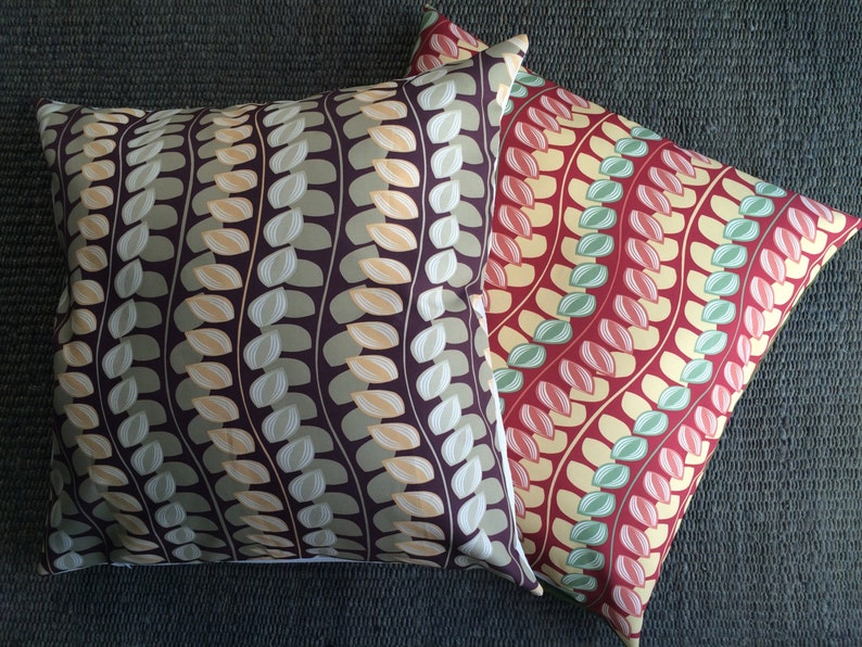Colorful Outdoor Floor Pillow Cover 26x26 Botanical Green and Etsy