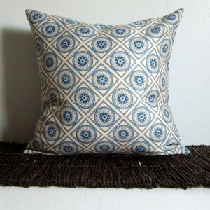 Navy Nautical Pillow Cover, 18x18 Decorative Pillow Cover