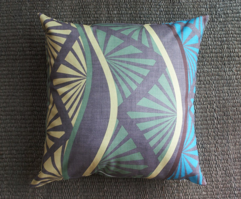 Art Deco Floor Pillow Cover 26x26 Decorative Pillow Cover Etsy