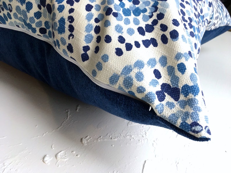 Blue Mosaic Floor Pillow Covers Extra Large Pillows 26x26 | Etsy