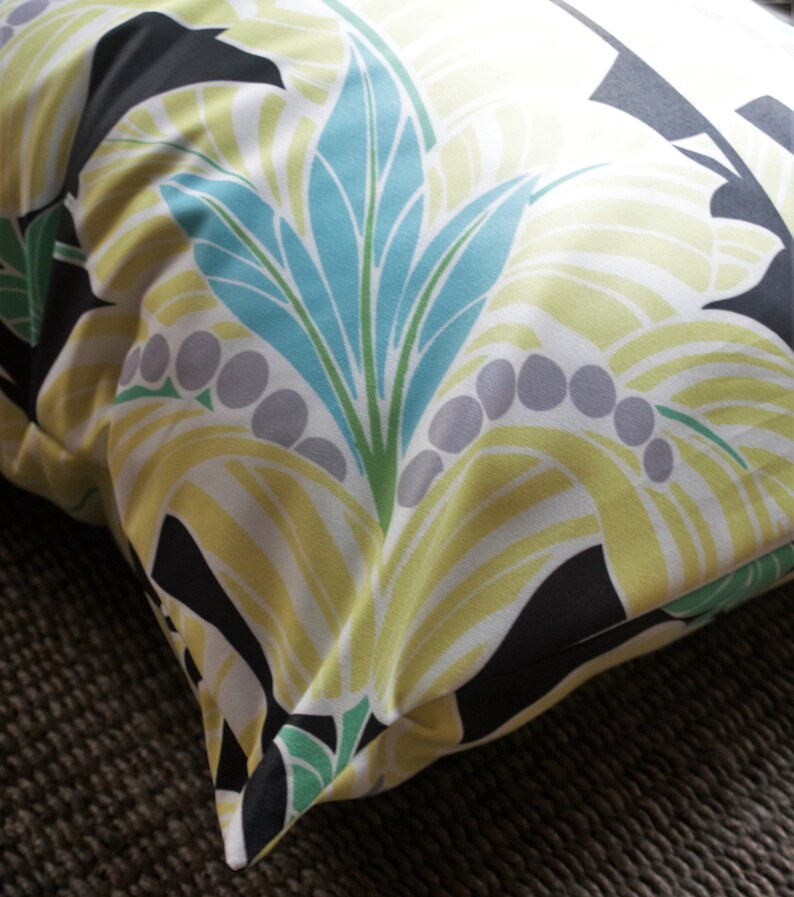 Retro Floor Pillow Cover 26x26 Black Decorative Pillow pet Etsy