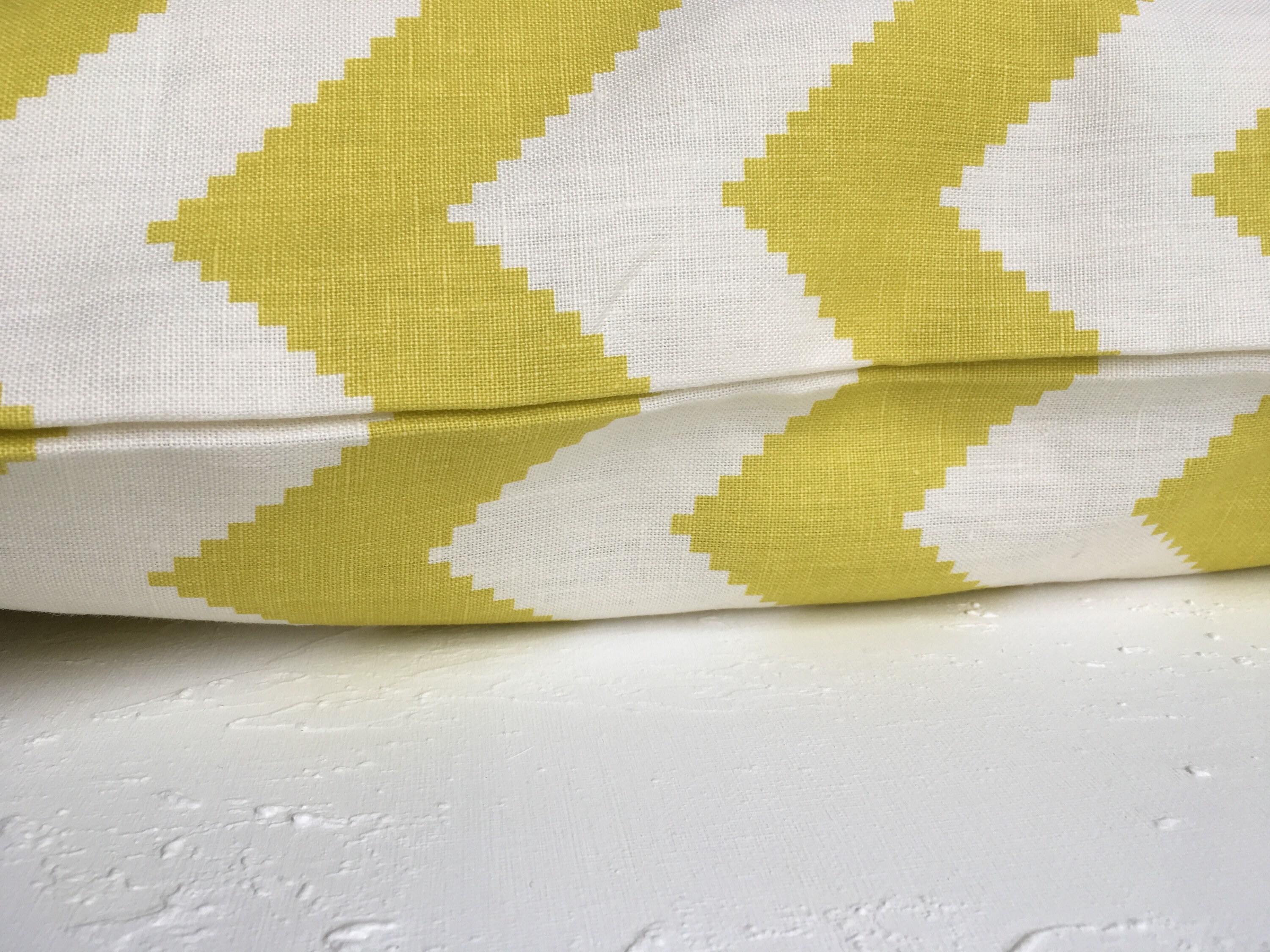 Green Chevron Pillow Covers Chartreuse Zig Zag Floor Pillow Etsy