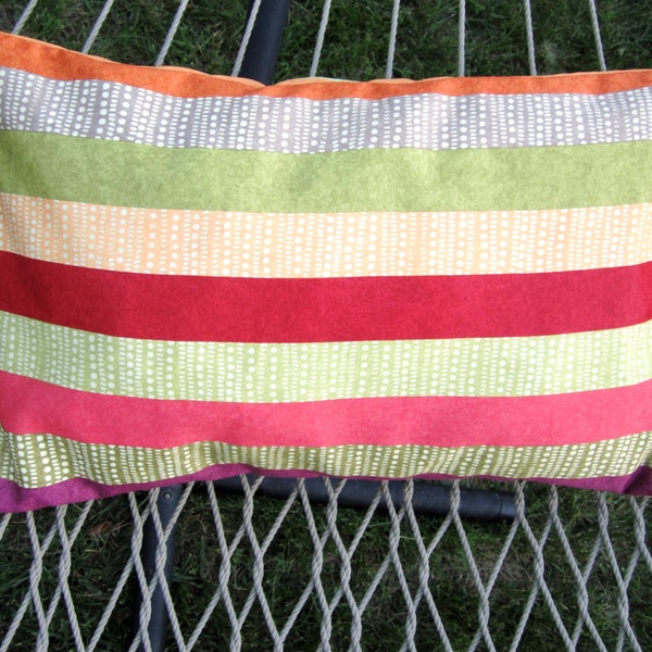 Outdoor Hammock Pillow Cover- 14x26 Batik Hammock Pillow With Velcro Straps!