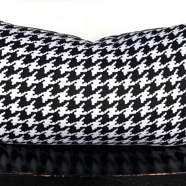 Black Lumbar Pillow Etsy