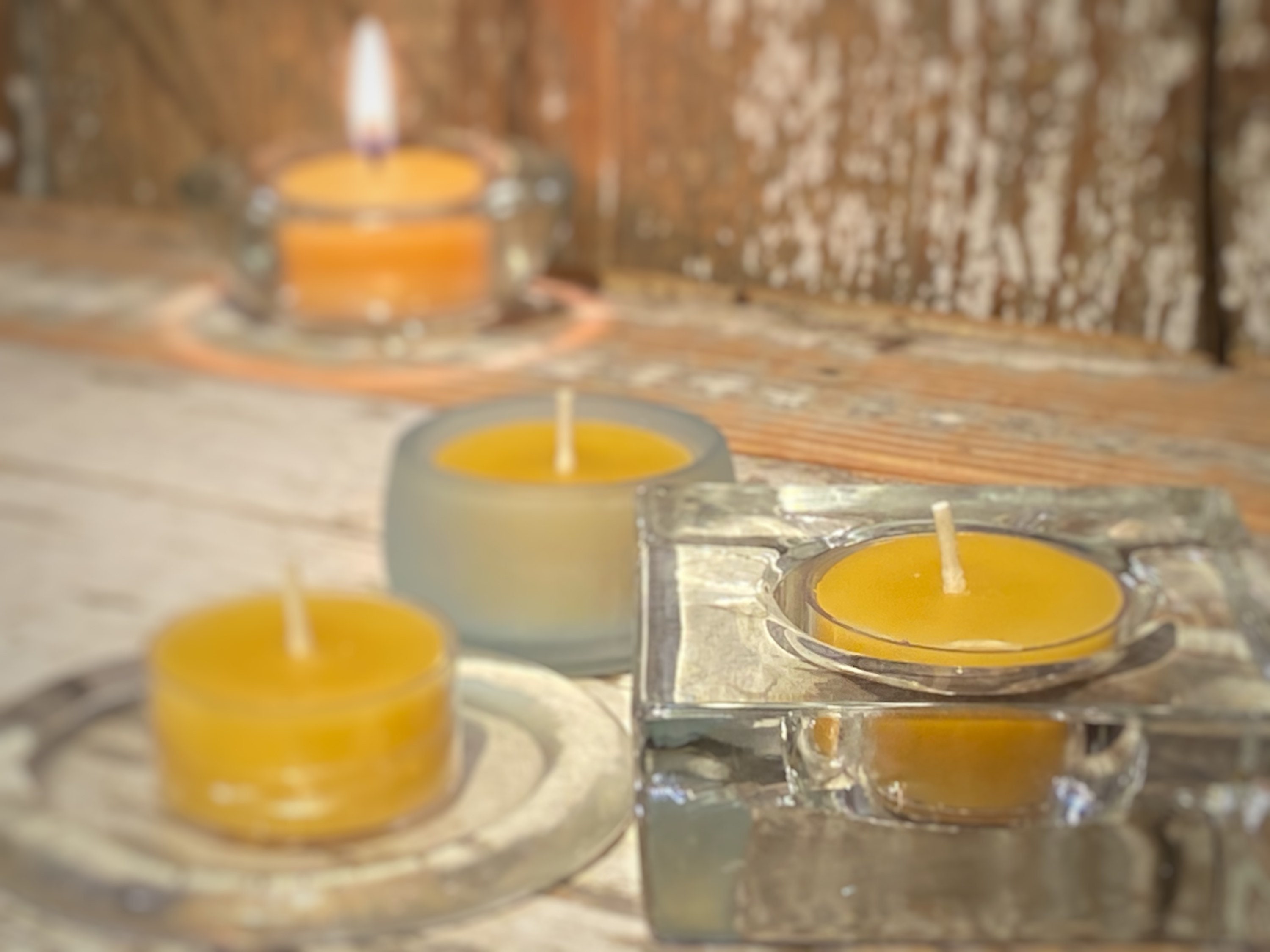 Bulk Beeswax Tealight Candles Pure Beeswax Candles from Etsy