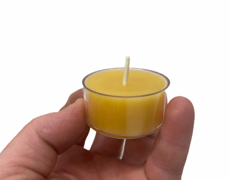 Bulk Beeswax Tealight Candles Pure Beeswax Candles from Beekeepers Hive image 9