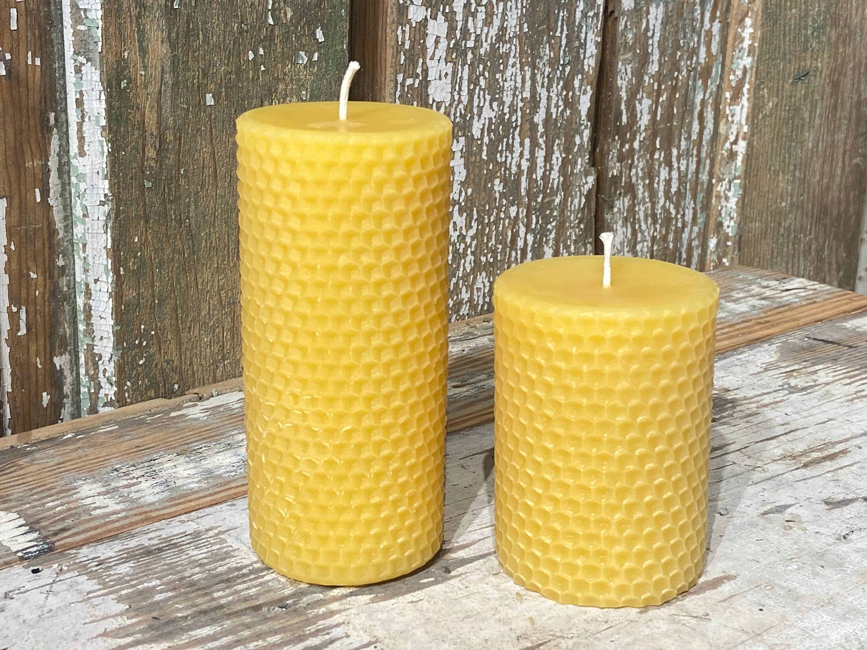 Extra Large Beeswax Candles Beeswax Pillar Candles Honeycomb -  in 2023