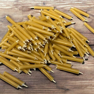REFILL Beeswax Candles for Meditation REFILL 20 Minutes of Relaxation 100 Refill Candles