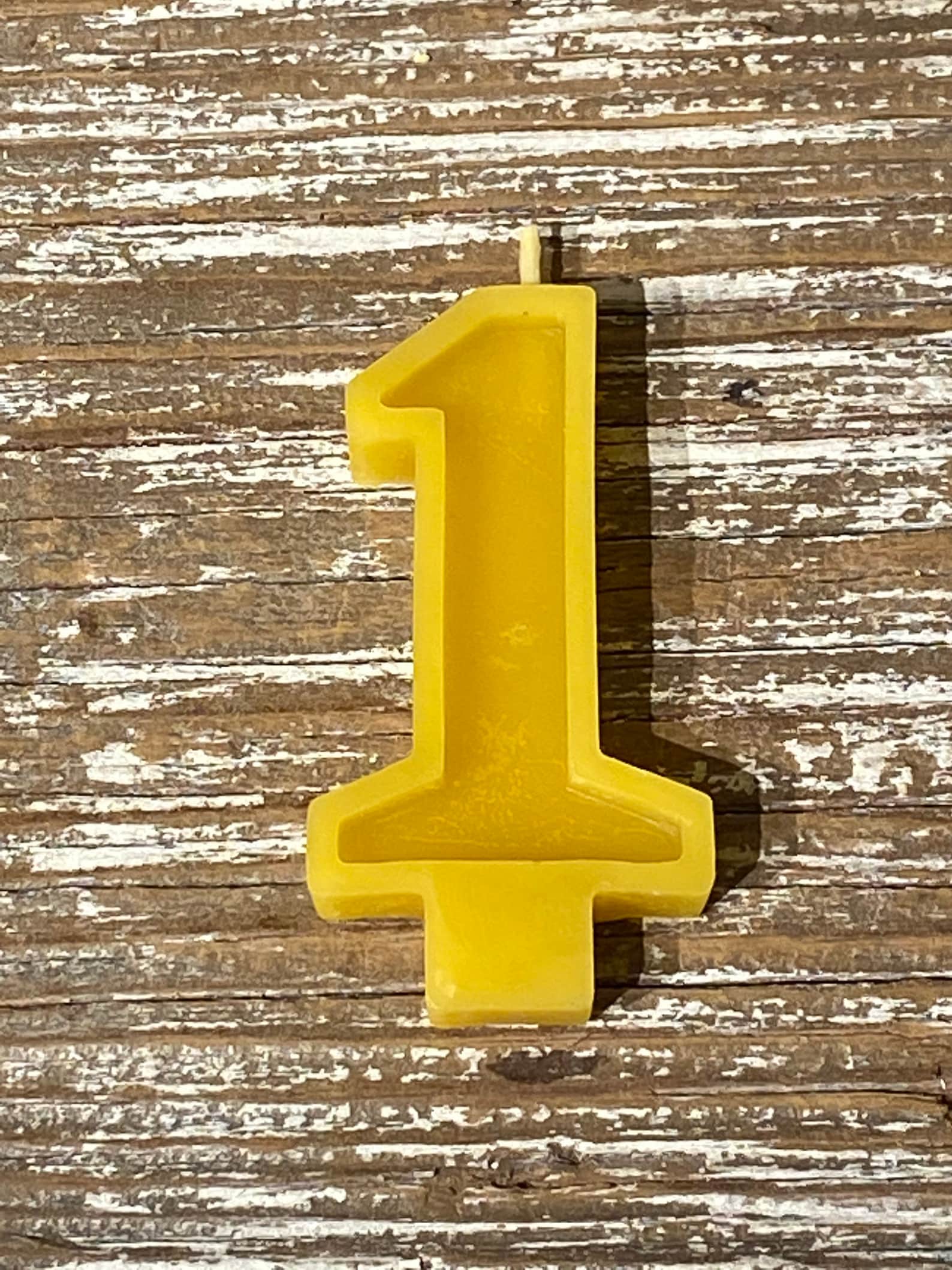 Beeswax Birthday Number Celebration Candles Ohio Made Pure Etsy