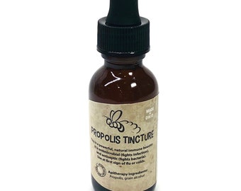 1 oz. Bee Propolis Tincture Immune Booster, great for Cold Flu Season