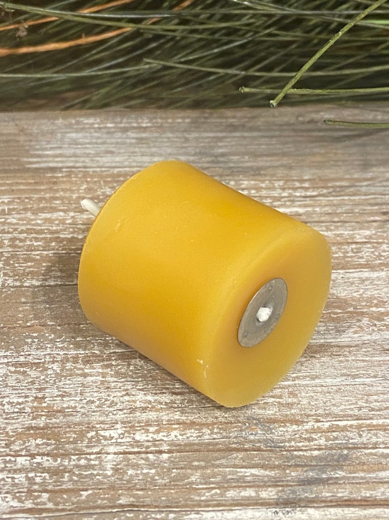 Beeswax Bulk Small Votive Candles Pure Beeswax Candles from Beekeepers Hive image 7