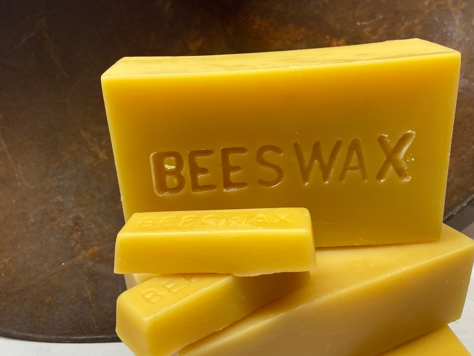 10lbs of Bulk Beeswax Blocks CLEAN Etsy