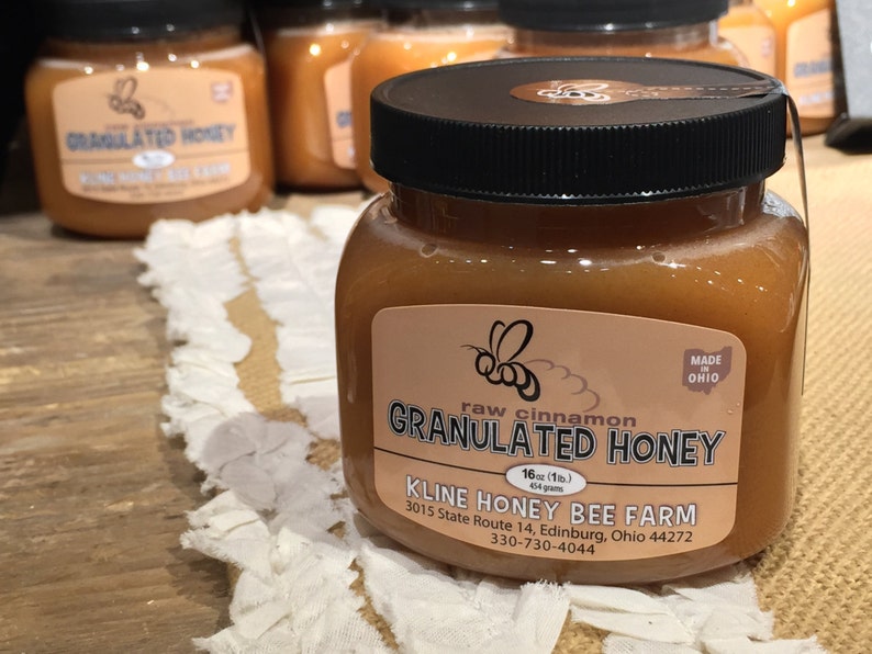 16 oz. Cinnamon Granulated Honey image 1