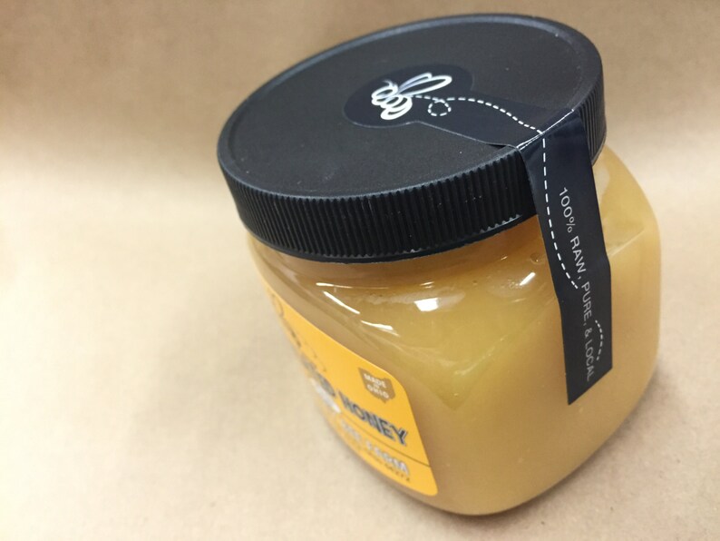 Raw Crystallized Honey 16 oz. Naturally Crystallized Etsy