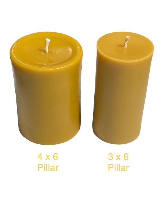 Beeswax Flat Top Votives Pure Beeswax Candles Directly From the Beekeeper 