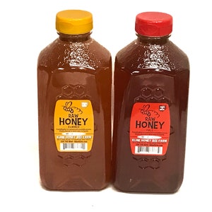 1/2 gallon, 6lbs Raw Honey -Pure and Natural