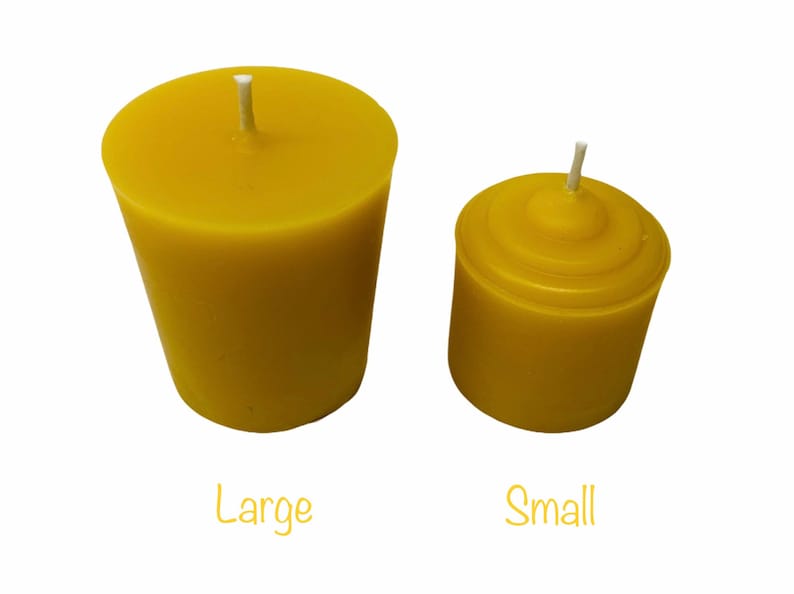 Beeswax Bulk Small Votive Candles Pure Beeswax Candles from Beekeepers Hive afbeelding 9