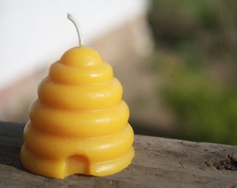 Beeswax Beehive Candles - Pure Beeswax - Set of 3