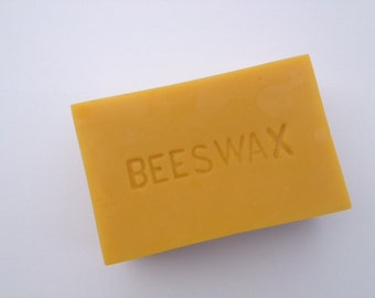 Natural Yellow Beeswax Block 1 lb.