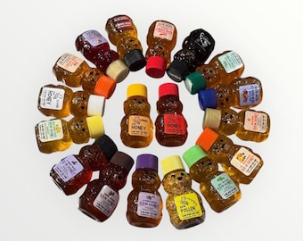 Assorted  Honey Bears--  16 varieties Bears from the Hive 2oz. each